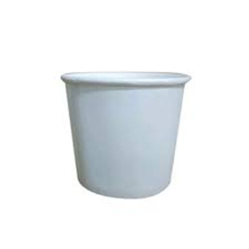 Recyclable Light In Weight Plain White Paper Disposable Cups, Size 60 Ml