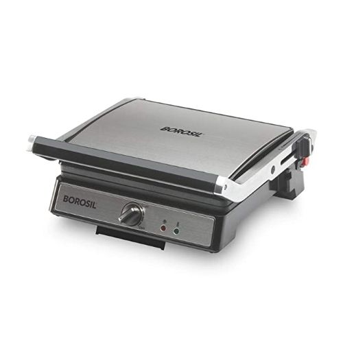 Stainless Steel Non Stick Borosil Super Jumbo Grey Grill Sandwich Maker Power Consumption: 700 Watt (W)