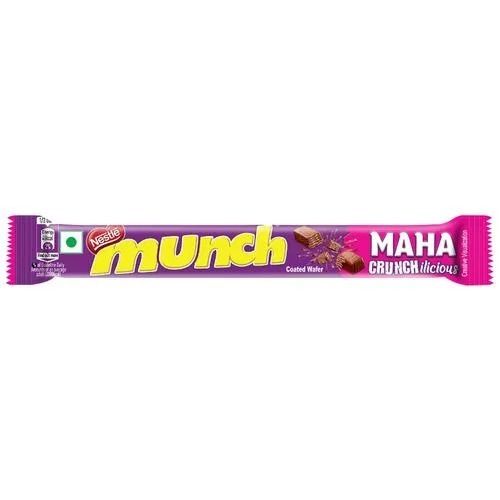 Sweet And Delicious Taste Rectangular Maha Crunchilicous Nestle Munch Chocolate Bar