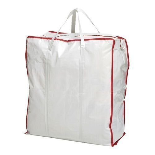 White And Red Double String Design Polypropylene Bulk Bags