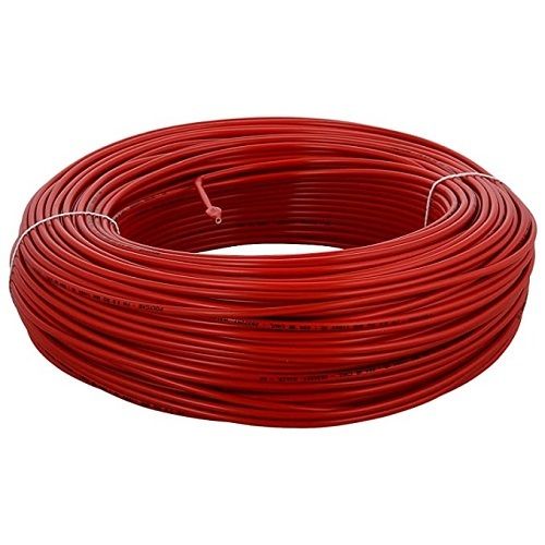 Red Polycab Pvc Insulated Single Core Flexible Copper Wires (2.5Mm), Suitable For Homes, Buildings, Industrial Buildings, Procurement And Construction, Etc.