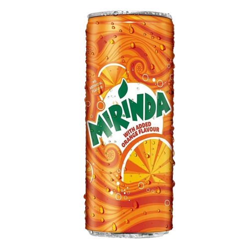 250 Ml Orange Flavored Fizzy Mirinda Soft Drink
