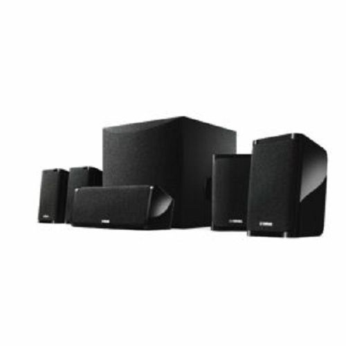 Crystal Clear Sound Bass Black Home Theater Speakers Frequency (Mhz): 50 Hertz (Hz)