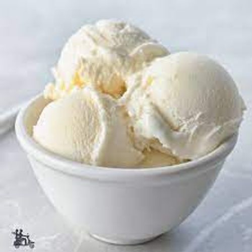 Delicious And Tasty Sweet Fresh Vanilla Flavor Ice Cream With 500 G Packaging Size 