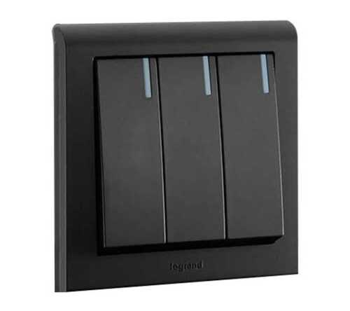 Energy Efficient Black Electrical Switch Board