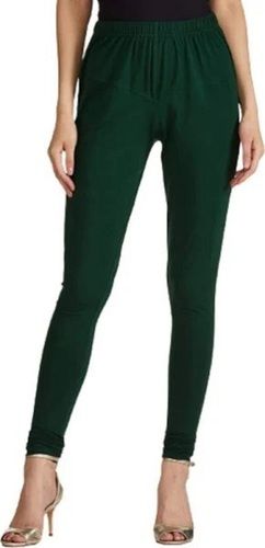 Ladies Slim Fit High Waist Plain Dyed Soft And Comfortable Cotton Leggings 