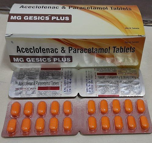 Mg Gesics Aceclofenac And Paracetamol Tablet, Muthra Global General Medicines