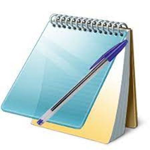 Multipurpose Excellent Good Quality Smooth Writing Office Notepads, 58 Grams