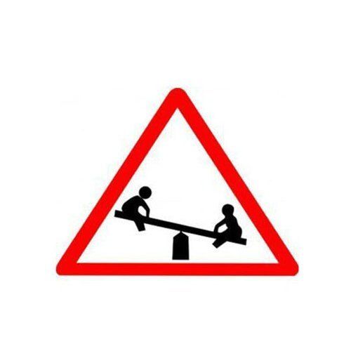 Playground Ahead Cautionary Retro Reflective Traffic Sign Board