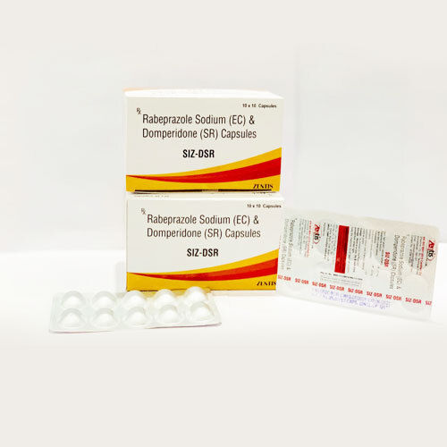 SIZ-DSR Rabeprazole Sodium And Domperidone Capsules, 10x10 Alu Alu