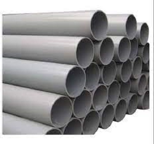 Strong Highly Durable Leak Proof Lightweight Unbreakable Grey PVC Plastic Pipe