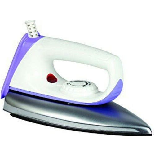 Two Layer Coating Prevents Overheating Purple White Steel Dry Iron For Home