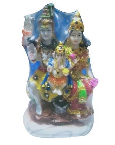 Water Resistant Shiv Parvati Ganesha Murti