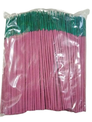 8 Inch Stick Length Green And Pink Bamboo Material Ponds Agarbatti