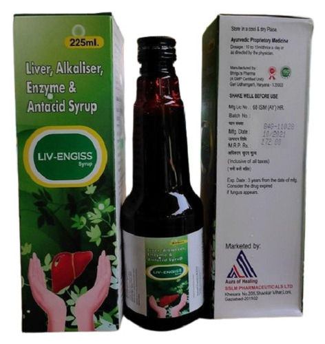 Alkaliser Enzyme And Antacid Liv-Engiss Syrup Pack Of 225 Ml