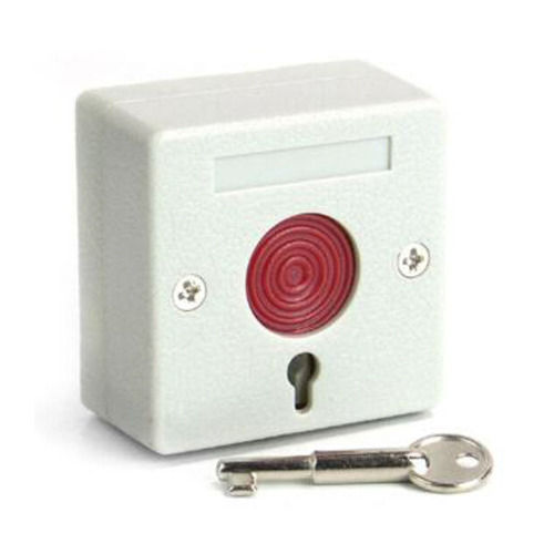 White And Red Light Weight Emergency Panic Button