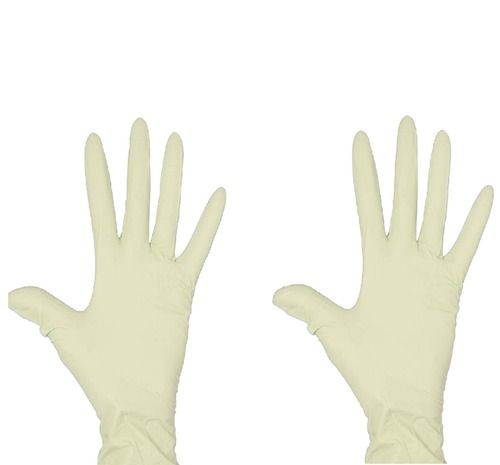 White Plain And Full Size Disposable Latex Gloves