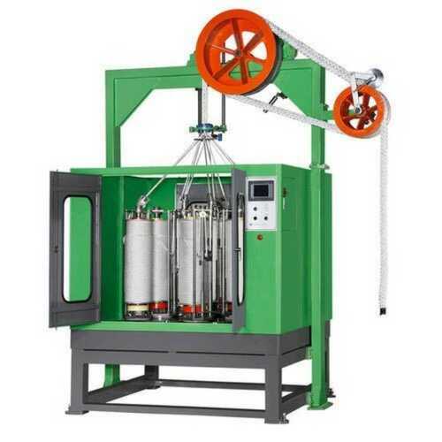 Blue Semi-Automatic Rope Braiding Machine For Rope Braiding, 120 Rpm Speed