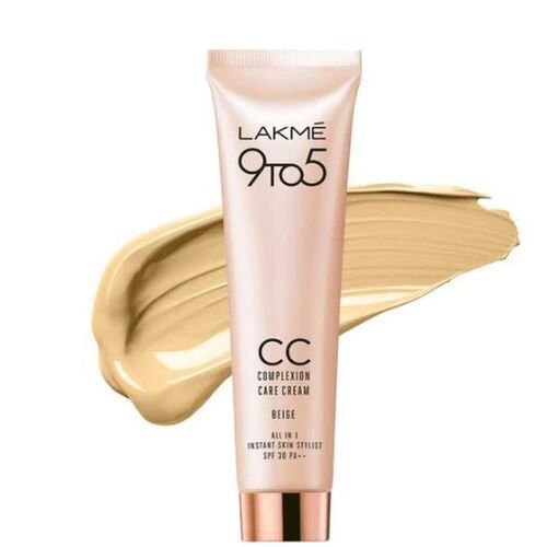 Smudge Proof And Water Resistant Lakme 9 To 5 Complexion Care Face Cream