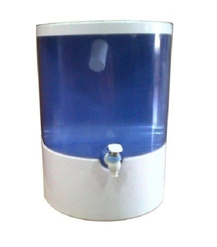 Plastic Wall Mounted White And Blue Ro Water Purifier