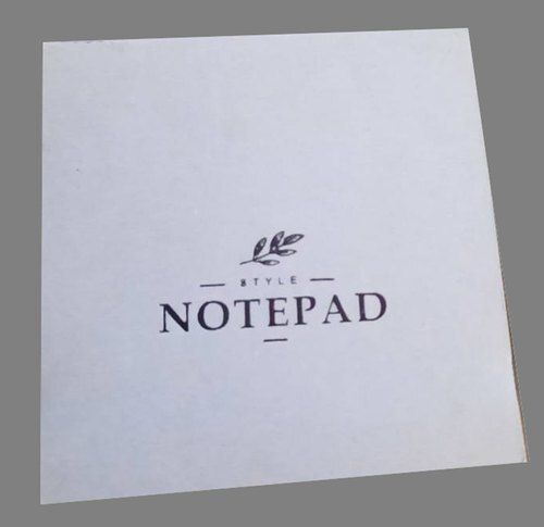 White Promotional Notepad Book, Thickness: 5 mm, Pattern: Printed