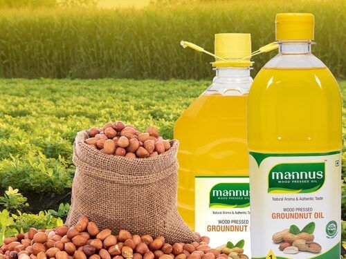 Wood Pressed Groundnut Oil For Cooking