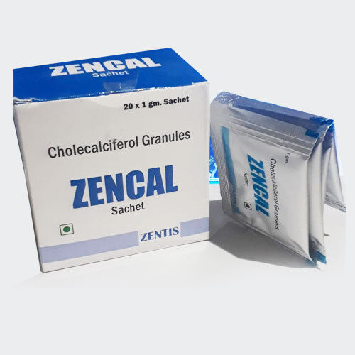 ZENCAL Cholecalciferol 60000 IU (Vitamin D3) Sachet, 20x1gm