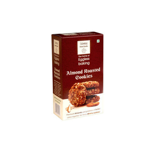 200 Gram Tasty And Sweet Delicious Semi Soft Almond Roasted Cookies