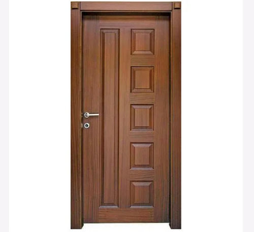 Cotton 6 Feet Length And 40 Mm Thick Term Shield Proof Hinged Wooden Swing Door