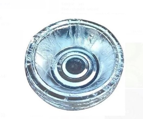 इवेंट और पार्टी के उपयोग के लिए स्लिवर 6 इंच गोल डिस्पोजेबल डोना