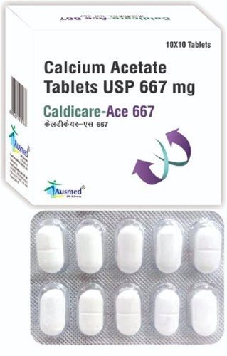 Calcium Acetate Usp 667 Mg Tablets Shelf Life: 7 Months