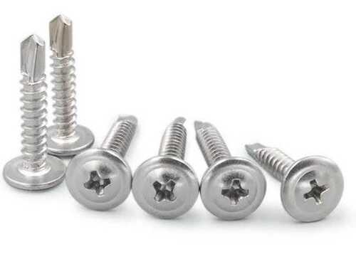 Corrosion Resistance Heavy Duty And Long Durable Silver Washer Head Screws