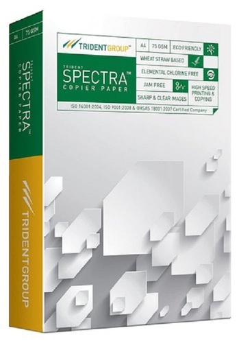 Easy To Carry Light Weight Eco Friendly White And Bright Pages A4 Copier Paper - Art Paper, A4 Size, White Color, Chemical Mechanical Pulp, Suitable For School Use