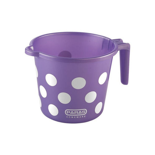 Eco Friendly Long Durable Sturdy Unbreakable Printed Purple Plastic Mug