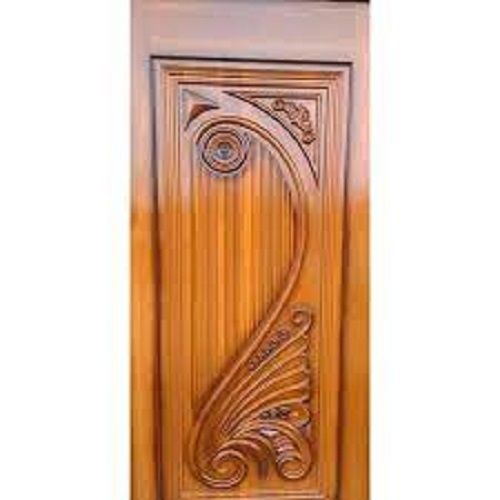 Heavy Duty Termite Resistant Long Durable Solid Brown Designer Wooden Door