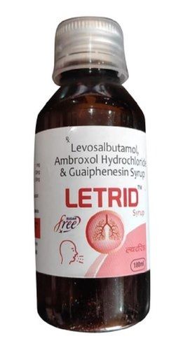 Liquid Levosalbutamol Ambroxol Hydrochloride And Guaiphenesin Syrup 