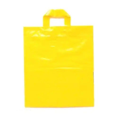 Long Lasting Waterproof With Hand Length Handle Yellow LDPE Plastic Bag