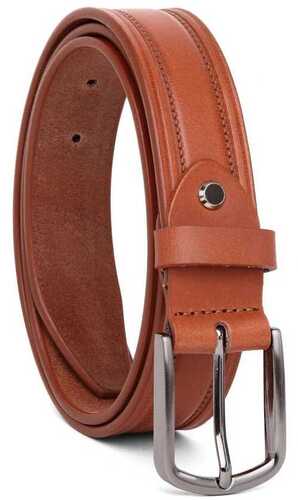 Mens Formal Stylish And Strong Buckle Flexible Durable Brown Leather Belt