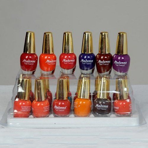 Cotton Multicolor Crazy Tray Nail Polish, For Nails / Decorative, Liquid