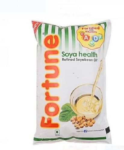 Pack Of 1 Liter Yellow Fortune Soya Health Refined Soyabean Cooking Oil 