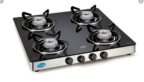 Unique Toughened Glass And Highly Durable Heavy Duty Four Burner Gas Stove