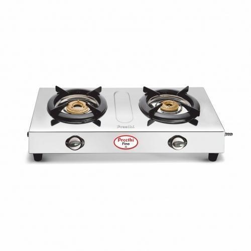 Manual Unique Toughened Glass Heavy Duty Two Burner Stainless Steel Gas Stove 