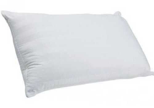 सफेद सूती तकिया, भरने की सामग्री: फोम और आयताकार आकार वजन: 500 ग्राम (G)