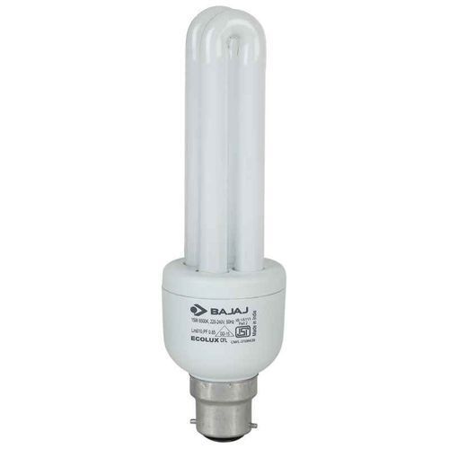 15 Watts Ceramic and Aluminium Bajaj CFL Light