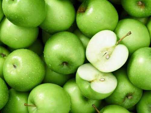मानव उपभोग के लिए हरा सेब, मीठा स्वाद और स्वास्थ्य के लिए अच्छा