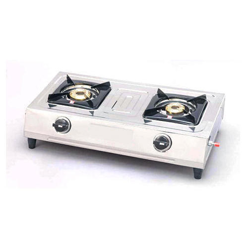 Heat Efficient Brass Burners Powder Coating Long Lasting Stainless Steel Gas Stove at Best Price