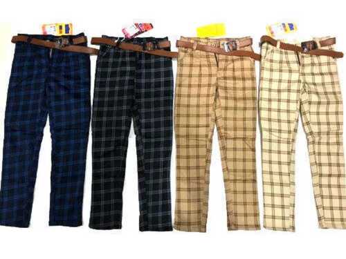 Kids Skin Friendly Comfortable and Stretchable Checked Cotton Multi Color Pant