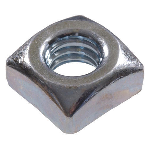 Mild Steel Drilling Square Nut, Size: M3 To M12