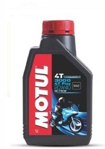 Pack Of 1.2 Liter 3000 4t Plus 20w40 Bike Motul Engine Oil