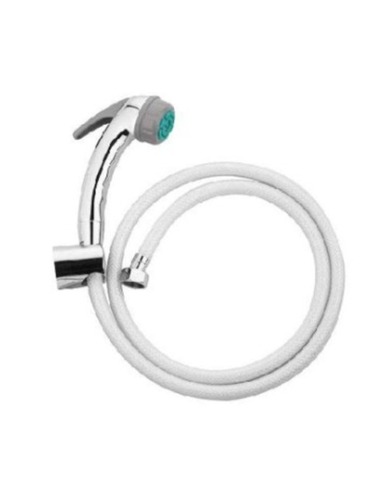 गोल आकार का क्रोम फिनिश स्टेनलेस स्टील और प्लास्टिक बॉडी बाथरूम नल